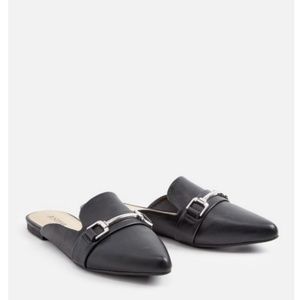 NWOT Just Fab Faux Leather Hailey Mules
